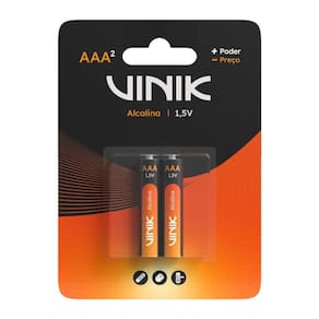 Pilha Alcalina Aaa C/2 1.5v - Vp3ab2a