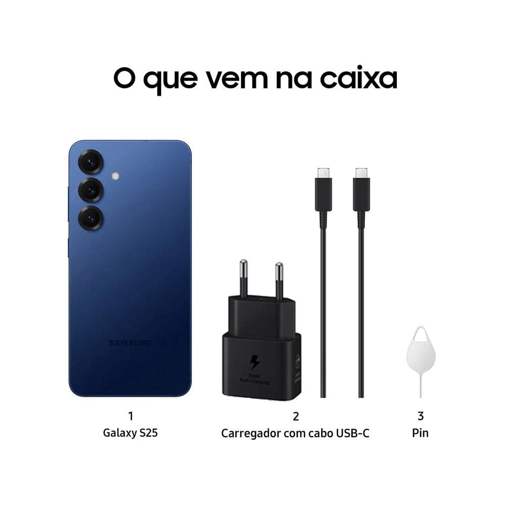 Smartphone Samsung Galaxy S25 256GB 5G | Ponto