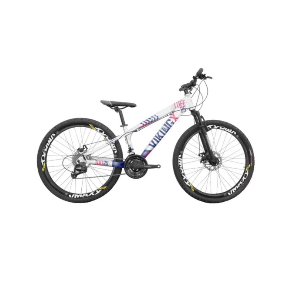 Bicicleta Vikingx Aro 26 Câmbios Importados 21V Vmaxx Prata Azul