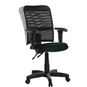 Cadeira De Escritório Ergonômica Tela Com Braço RCP:Verde