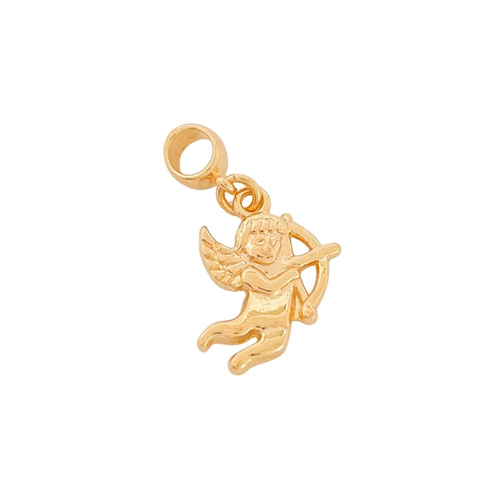 Berloque Cupido Banhado a Ouro