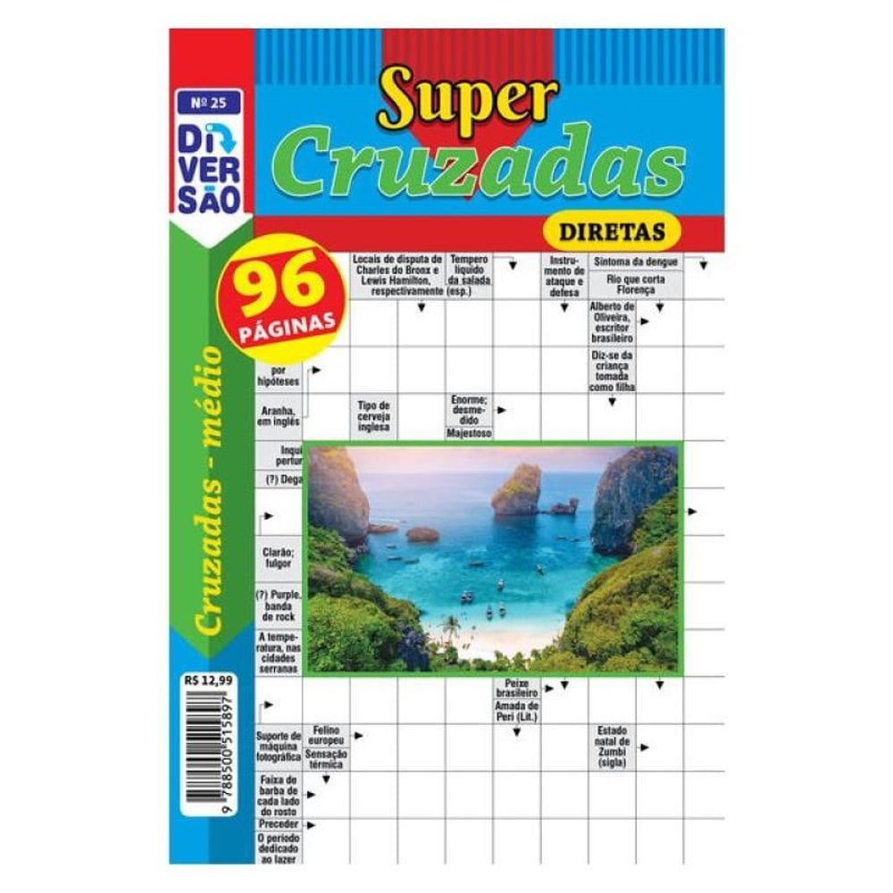 Livro Diversão Super Cruzadas Diretas 25