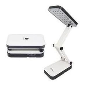 Luminária Abajur De Mesa 24 Leds - Dobrável - Recarregavel