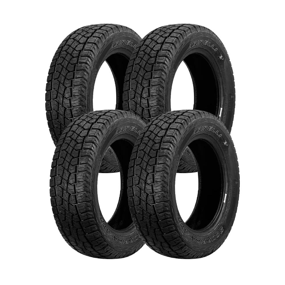 Jogo 4 Pneus Pirelli Aro 15 Scorpion ATR 205/60R15 91H - Letra Branca