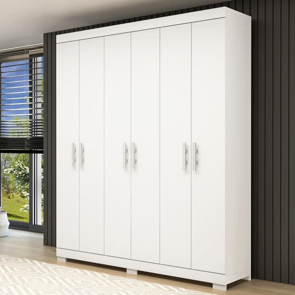 Guarda Roupa Casal 6 Portas 2 Gavetas Lana ACP