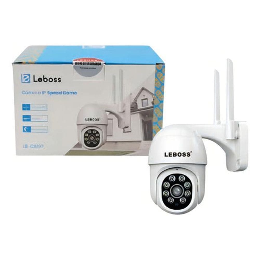 Camera De Segurança Ip Wireless 2 Antenas E Visão Noturna