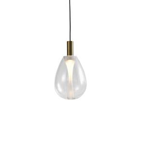 Lustre Pendente Skylight Thunder 4042 P Led Bivolt Bronze-transparente