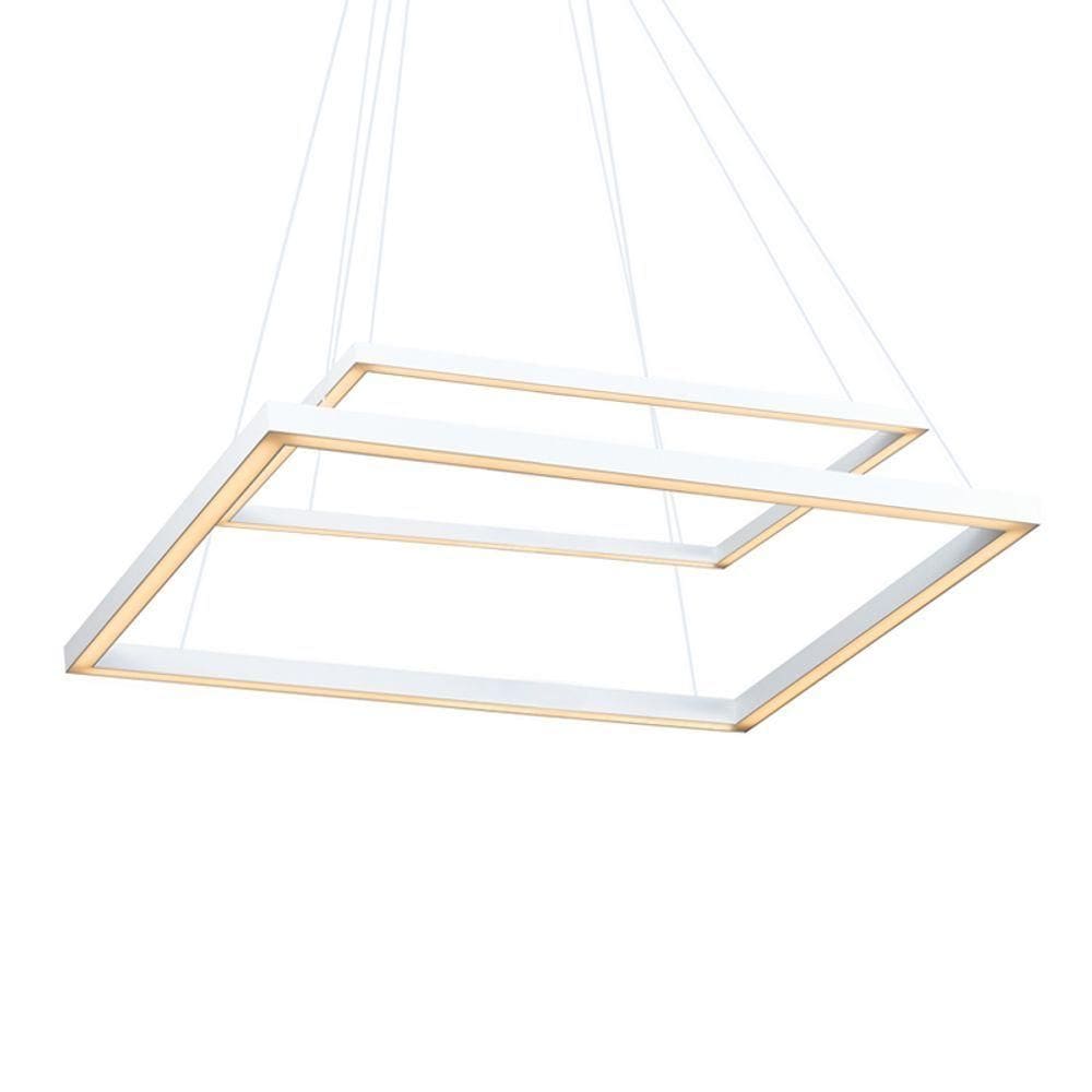 Lustre Pendente Newline Fit Led 747 Bivolt Branco 3000k Luz Amarela