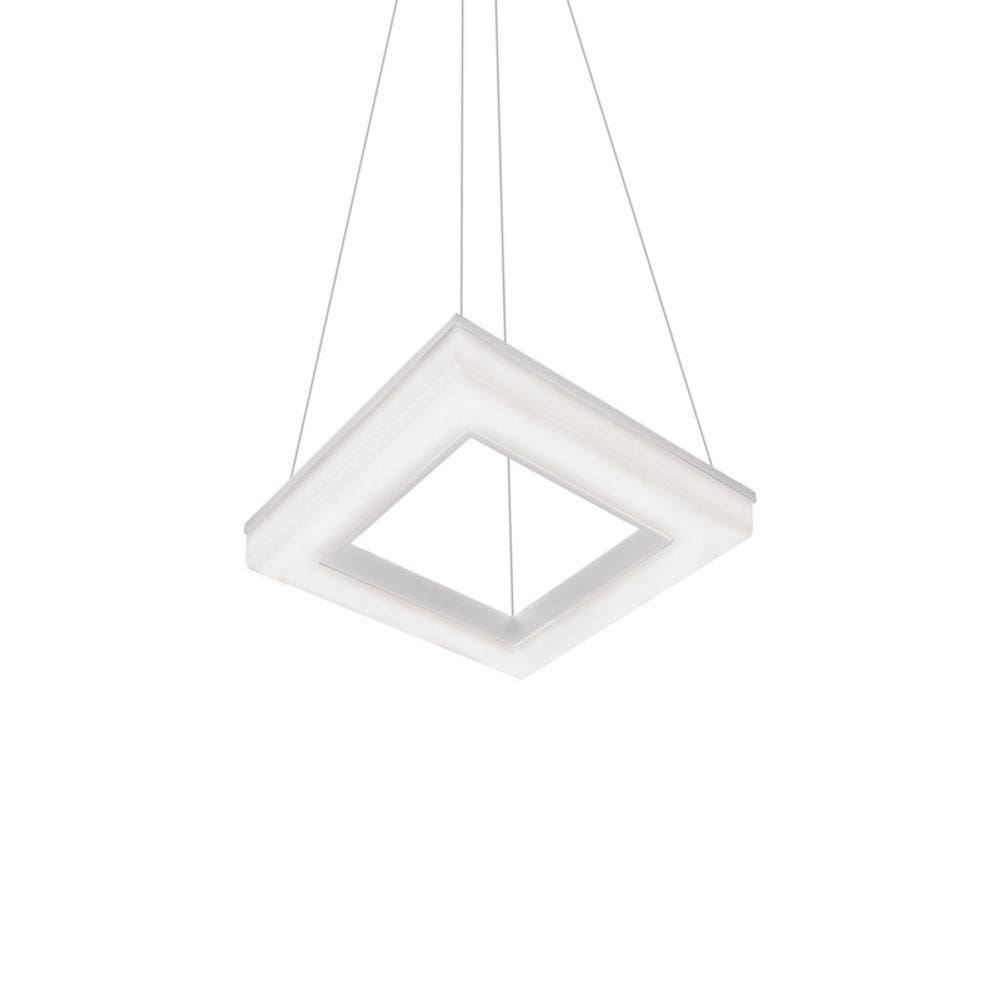 Lustre Pendente Newline Pixel 496 Led Bivolt Branco 4000k Luz Neutra