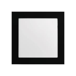 Painel Led Save Energy Quadrado Embutir 25w Bivolt Jet Black 6500k