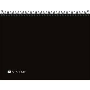 Caderno Sketchbook Espiral Capa Plástica A4 Académie Sense 150g 50 Folhas Tilibra