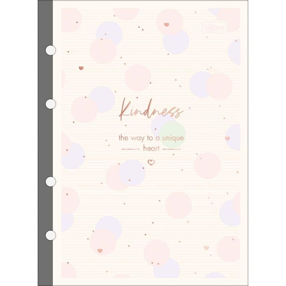 Refil Tiliflex Caderno Argolado Cartonado Colegial Soho 80 Folhas Tilibra