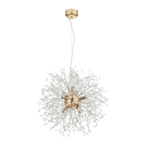 Lustre Pendente Astraled Mensae Pt-1041 Dourado G9 Bivolt