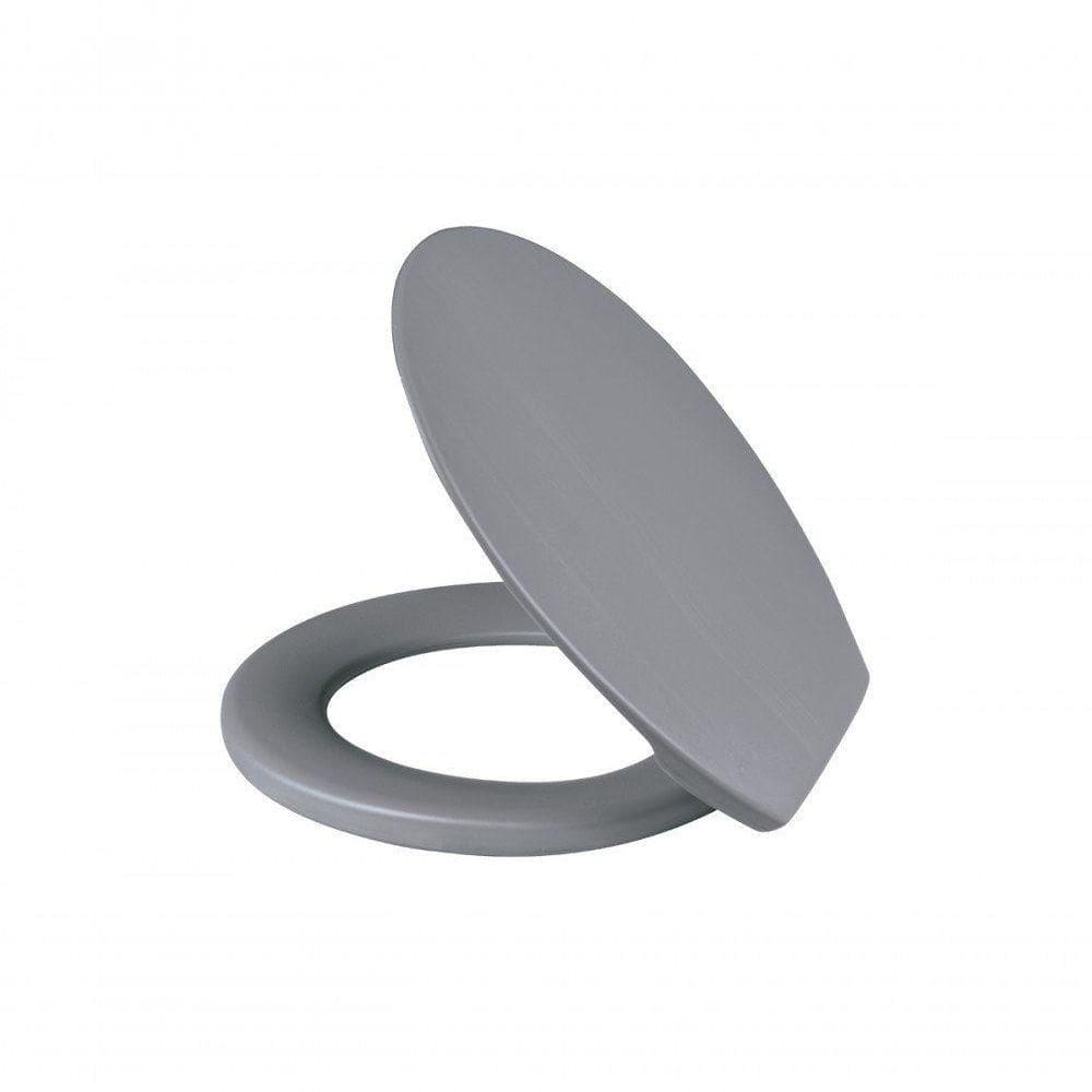 Assento Sanitário Soft Cinza Claro