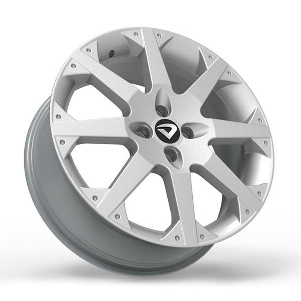 Roda Volcano Ss  1815  18X6 4X100 Et 47 Prata