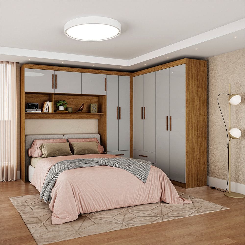 Guarda-Roupa Casal Modulado Hercules 9 Portas 4 Gavetas