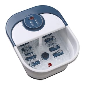 Massageador de banho Foot Spa Tenswa dobrável com calor e bolhas