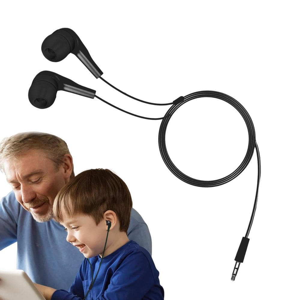Wired Kids Earbuds Fones de ouvido intra-auriculares com microfone e conector de 3,5 mm
