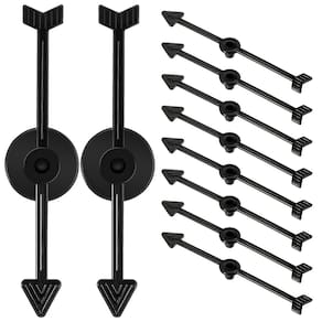 Game Spinners AOZUO Arrow 7,5 cm, conjunto de 50 em plástico preto