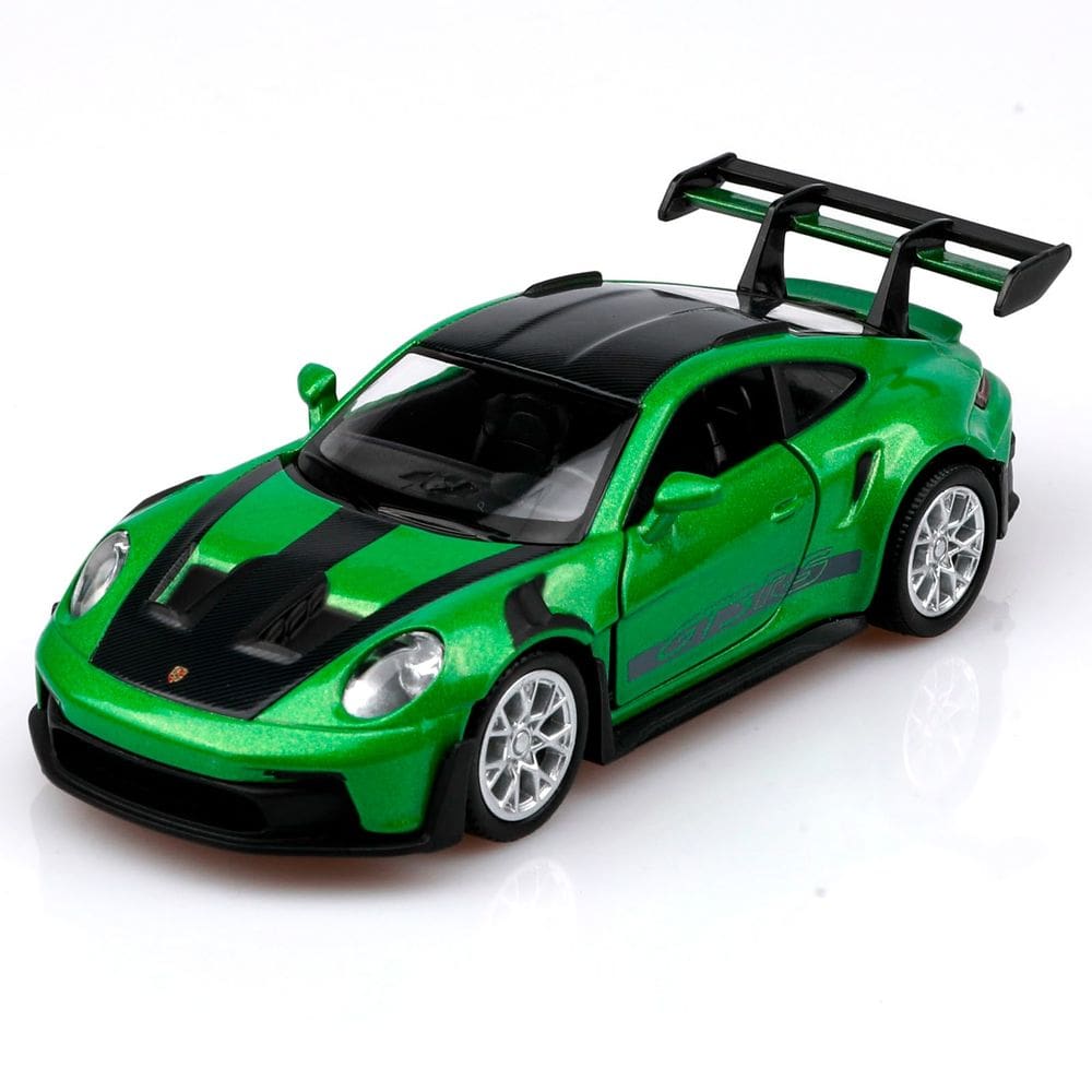 Carro fundido sob pressão TOKAXI Porsche 911 GT3 1/36 em escala para crianças