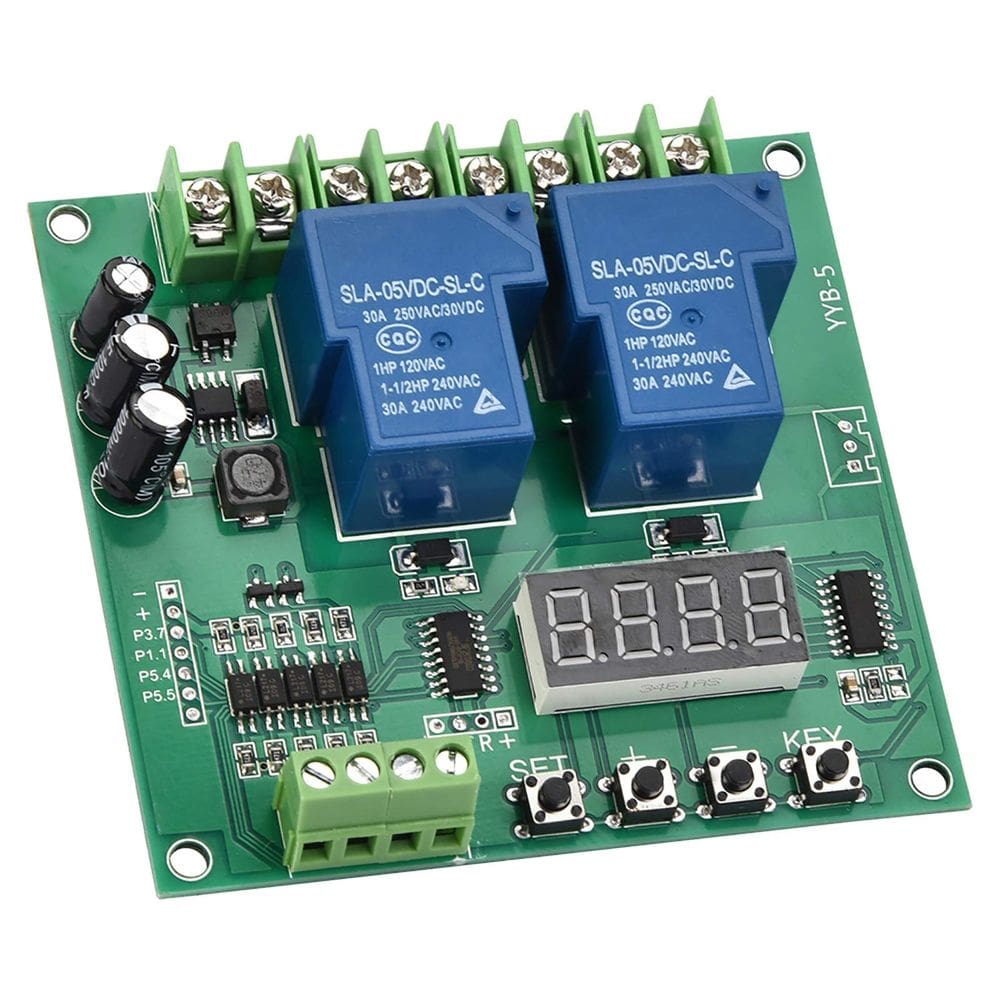 Placa de controle do motor WBTY YYB-5 12V 24V 30A com temporizador