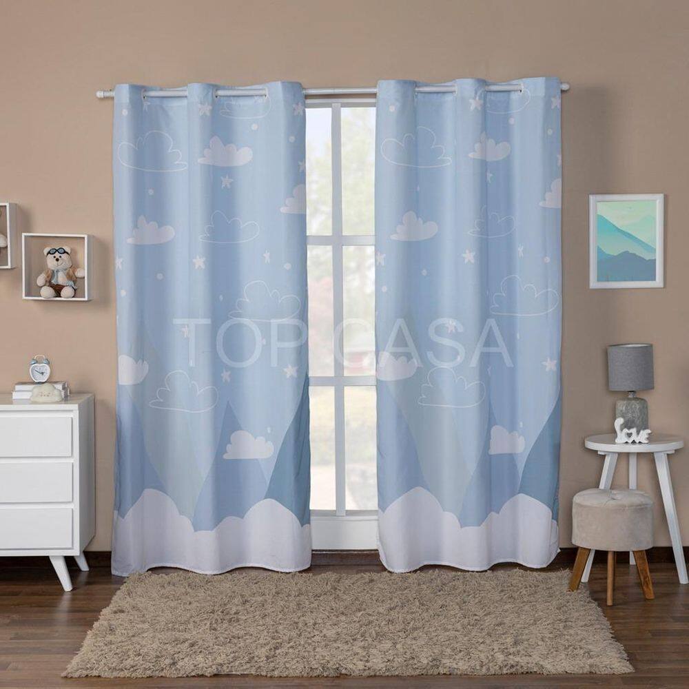 Cortina Quarto Infantil/Criança Unicórnio Baby 3.00X2.20