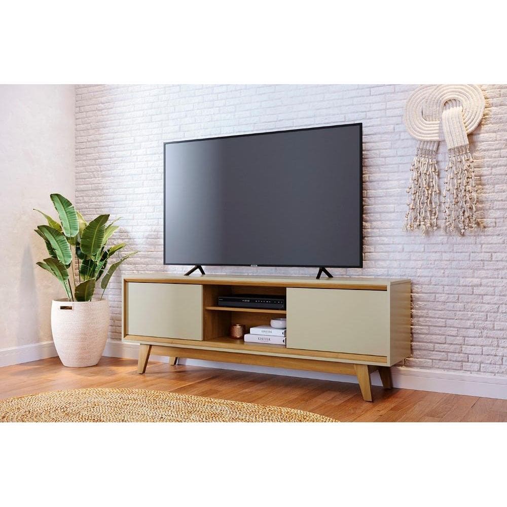 Rack Atlas para TV de até 70 polegadas - Cumaru Opala - Madetec