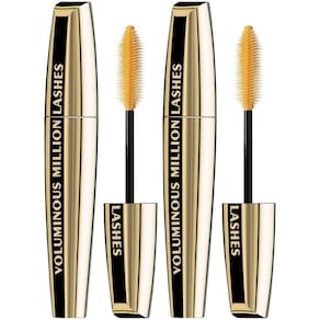 Mascara L`Oréal Paris Voluminous Million Lashes 0,3 ml, pacote com 2