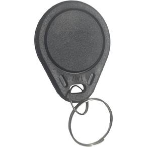 Chaveiro Mini Tag Regravável 125Khz Preto 10 Unid.