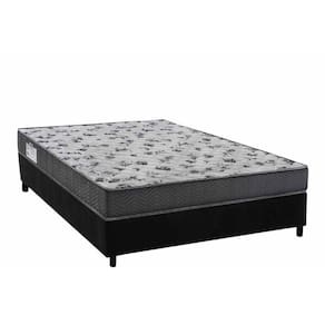Cama Box Viúva: Colchão Espuma D33 Ortobom Anatômico Iso 100 Ultra Firme + Base Crc Suede Black (128x188)