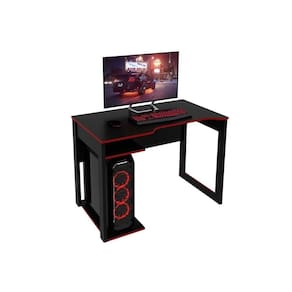 Mesa Computador Casal Gamer Me4161 Preto Vermelho Tecno Mobili