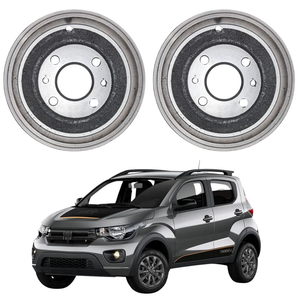 Tambor De Freio Eixo Traseiro Fremax Fiat Mobi 1.0 2017 A 2020