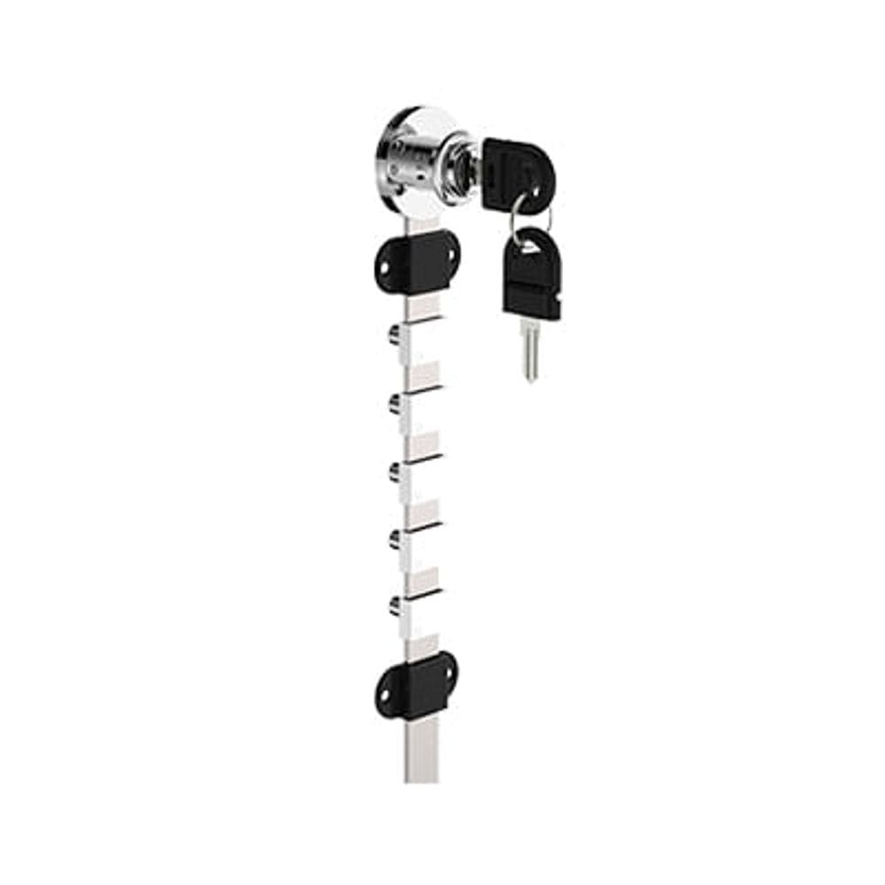 Fechadura Para Móveis Pl 0108 Barra 1000Mm Com Acessórios