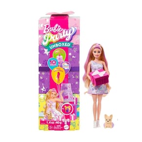 Barbie Parte Unboxed Party Loira Jfg68 Mattel