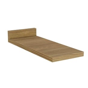 Módulo Cozinha Lótus Tampo Para Balcão E616 20cm Nogueira