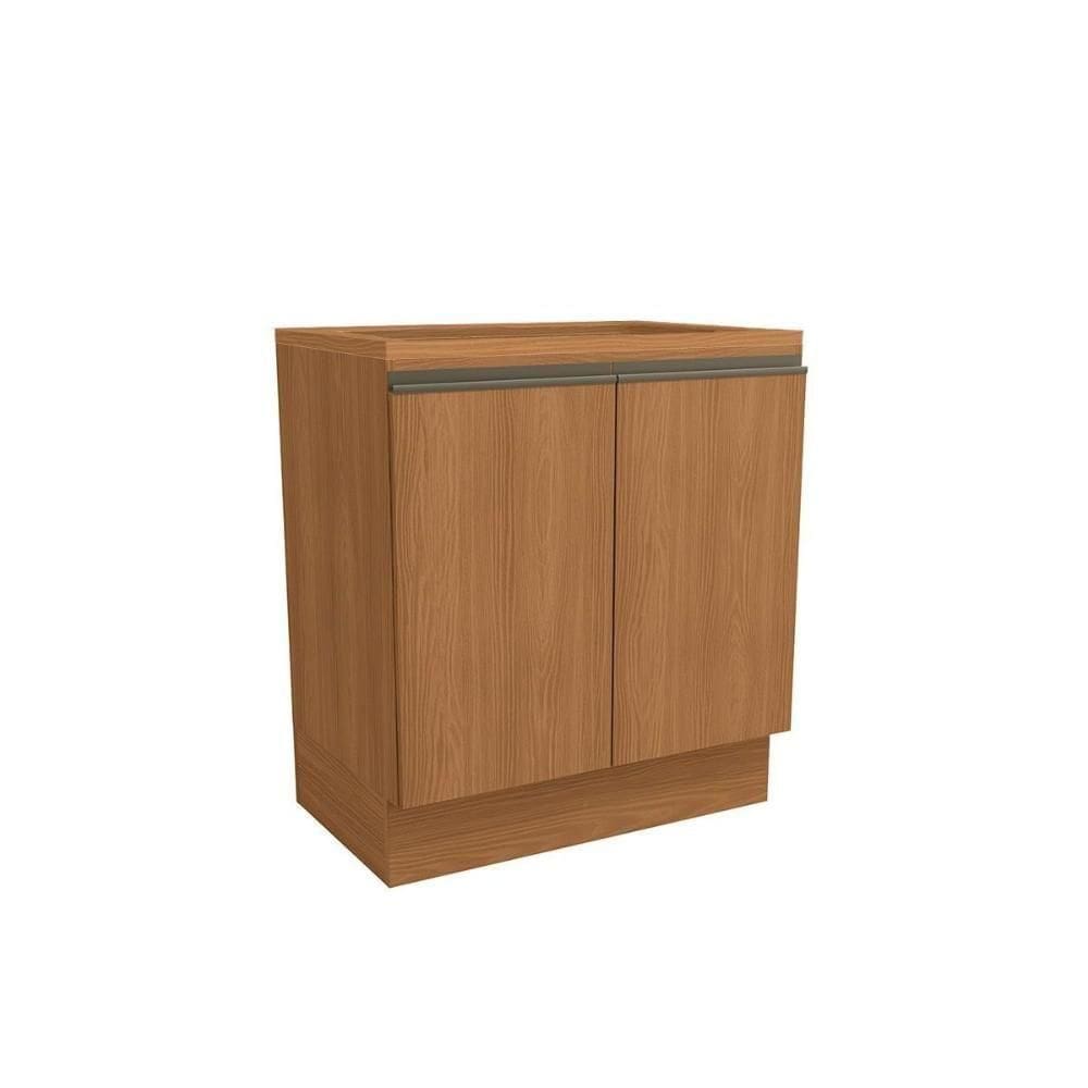 Kit Cozinha Modulada 2 Peças Maxxi 1balcão + 1 Complemento C2p43 Canela