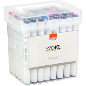 Marcador Artístico Evoke Dual Marker Brw 48 Cores