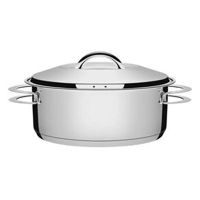 Caçarola Tramontina Solar Rasa Em Aço Inox 28 Cm 7,1 L