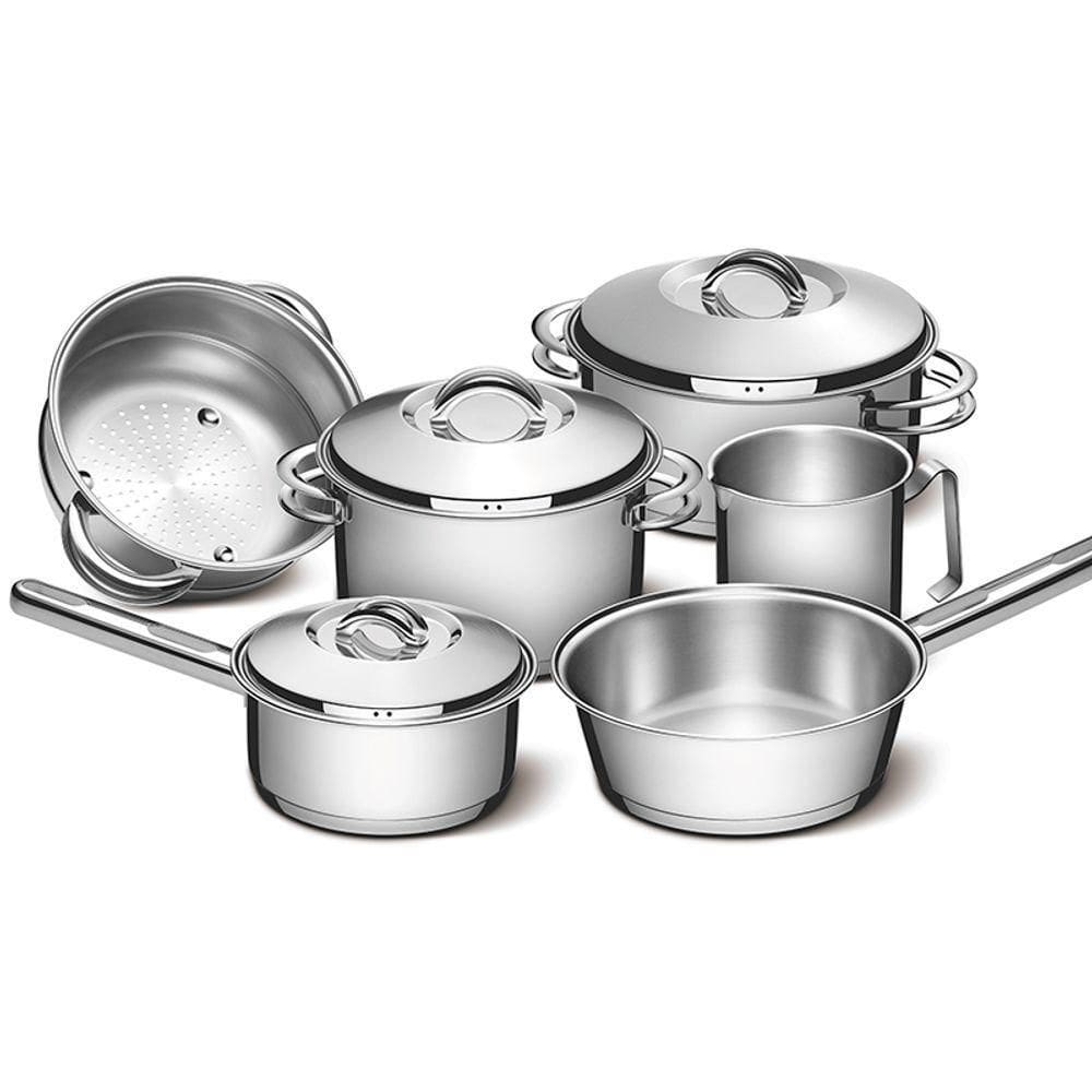 Jogo De Panelas Fundo Triplo Tramontina Solar 65510200 Inox 65510200