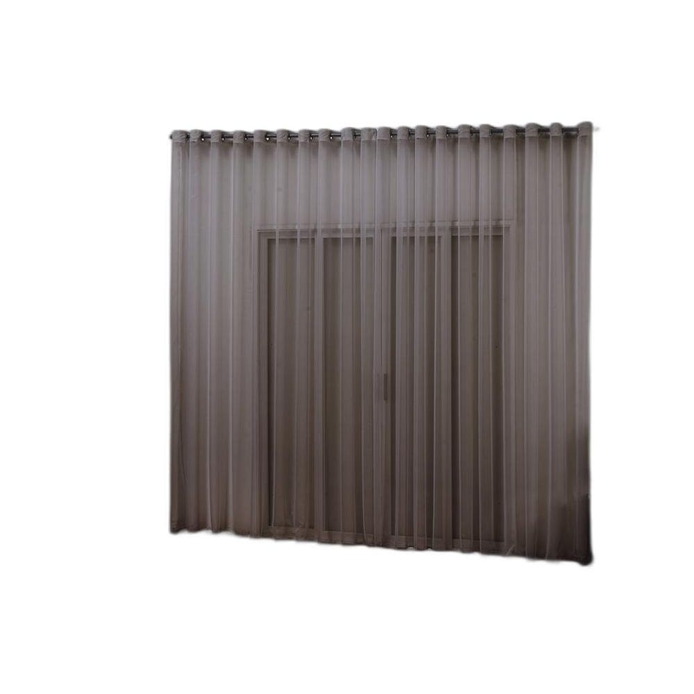 Cortina Sevilha Para Portas Janelas 5M Tabaco Decoração