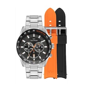 Relógio Technos Masculino Ts Carbon Kit Pulseira JS25BBC/T1P