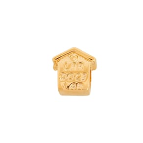 Berloque Casa Lar Sweet Home Banhado a Ouro