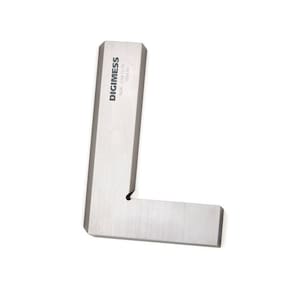 Esquadro De Precisão 100X70Mm Aco Inox Com Fio Classe 0