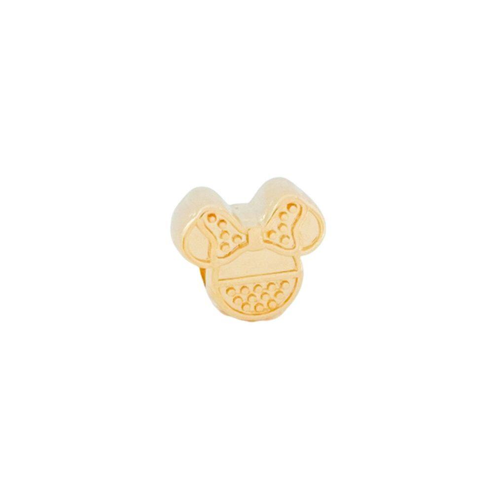 Berloque Minnie Banhado a Ouro
