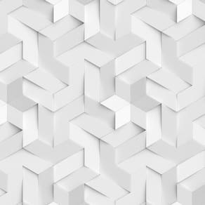 Papel De Parede 3D Desenhos Geometricos Decorativo Adesivo