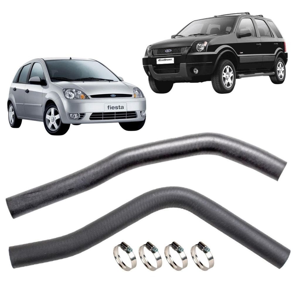 Kit Mangueira Água Ar Quente Fiesta Ecosport 1.0 1.6 Zetec