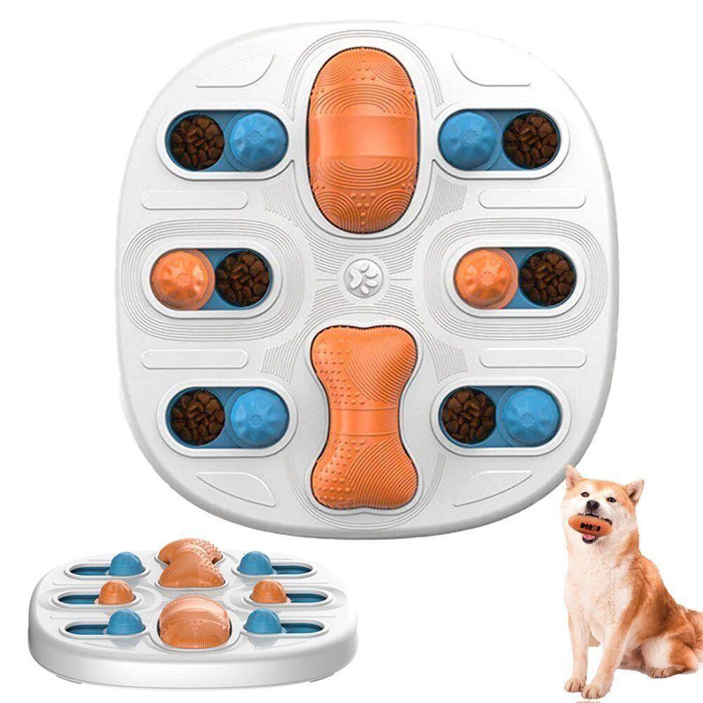 Comedouro Brinquedo Interativo Cao Pet Cachorro Raçao Petisco Comida Quebra Cabeça Mordedor