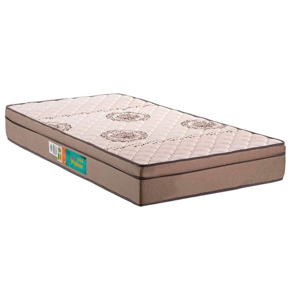 Colchão Solteiro Espuma D33 Pérola Euro Pillow (88x188x24) - Polar