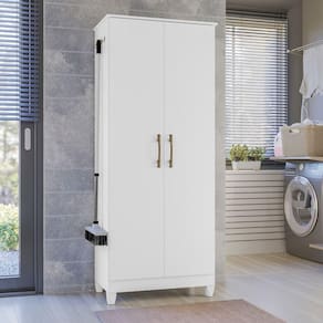 Armário Multiuso Jade 2 Portas Branco Moval