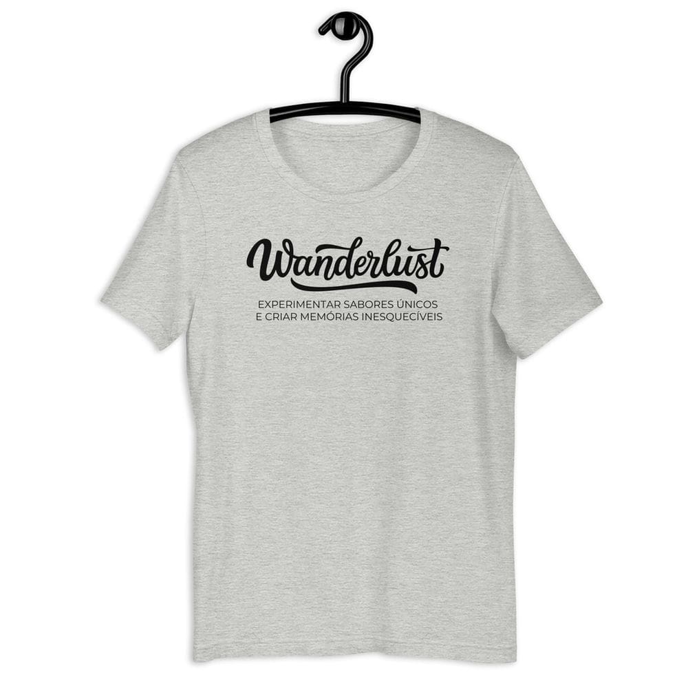 Camiseta TShirt Masculina Wanderlust Viajar